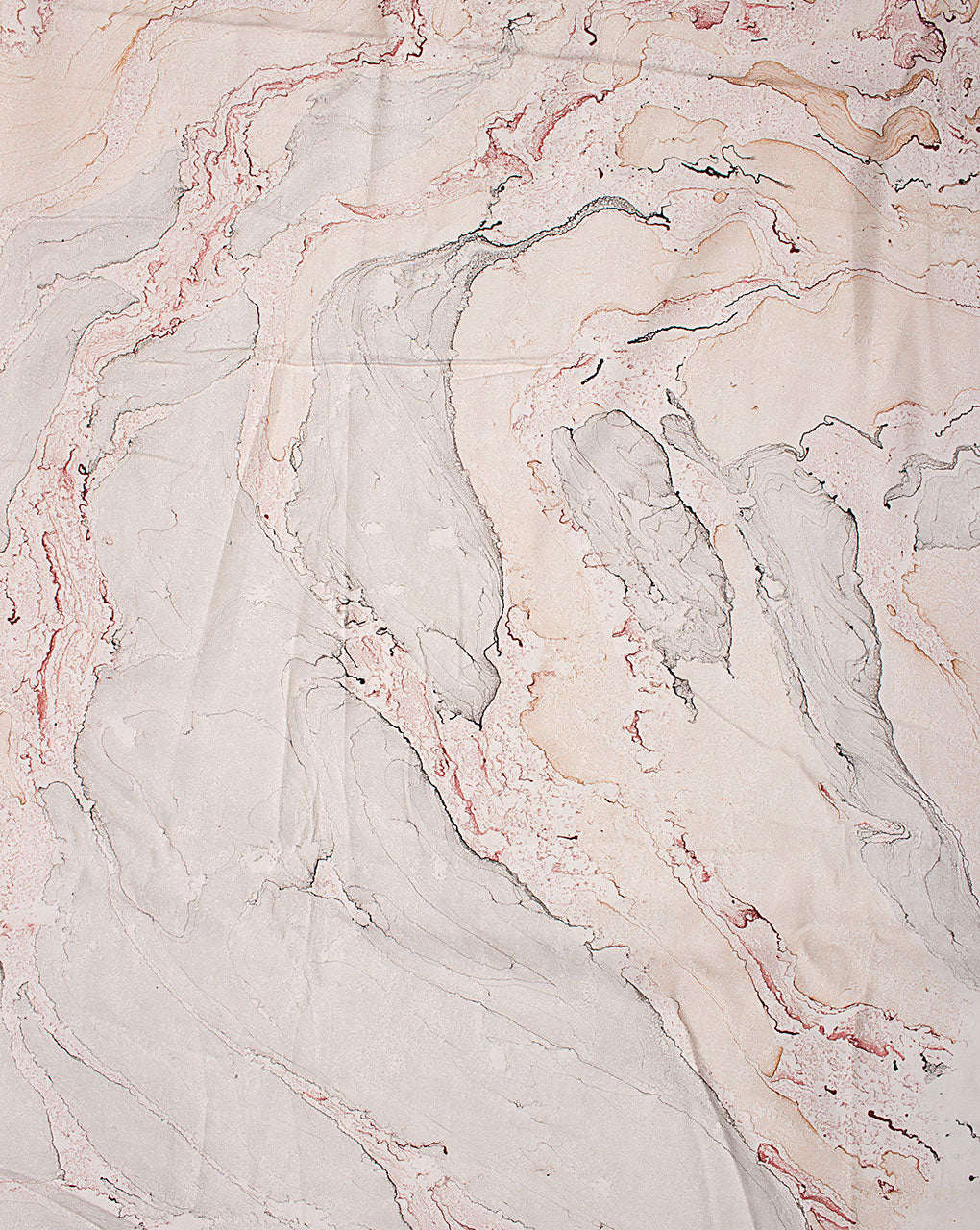 Marble Print Modal Satin Fabric ( Width 58 Inch )